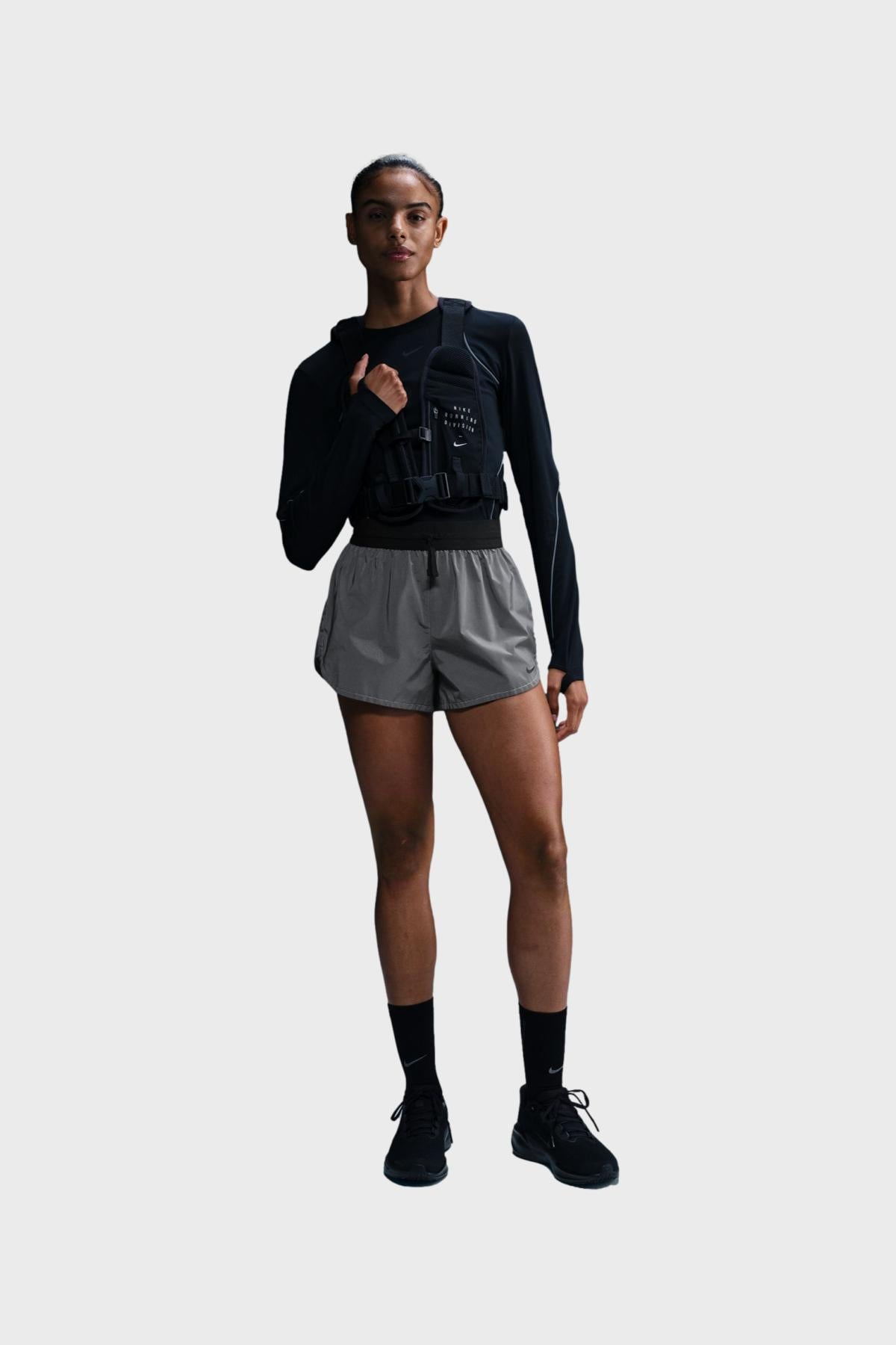 W Running Shorts Division 3" Unlined Reflective