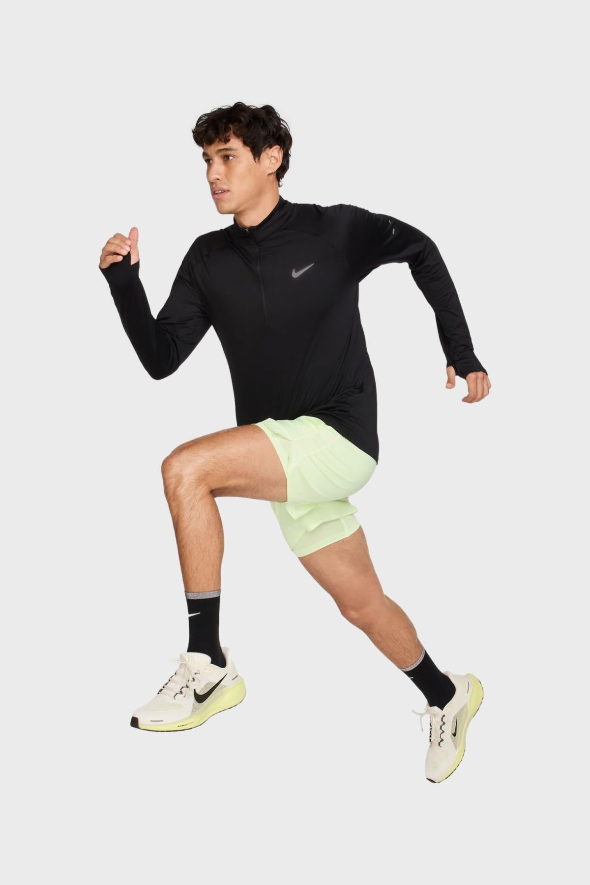 Nike -  STRIDE Haut de running à 1/4 de zip Dri-FIT