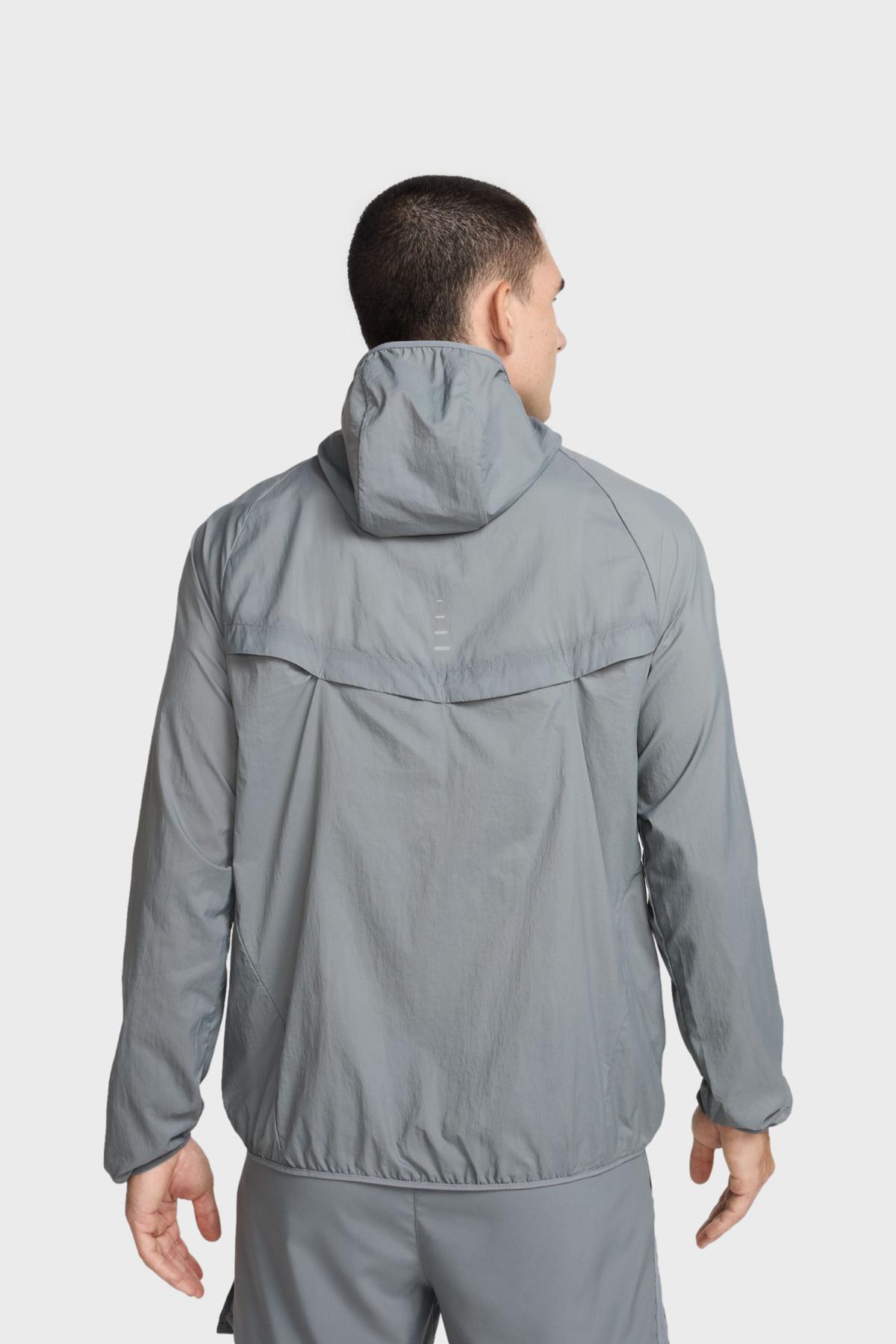STRIDE Men's water-repellent UV-protective running jacket