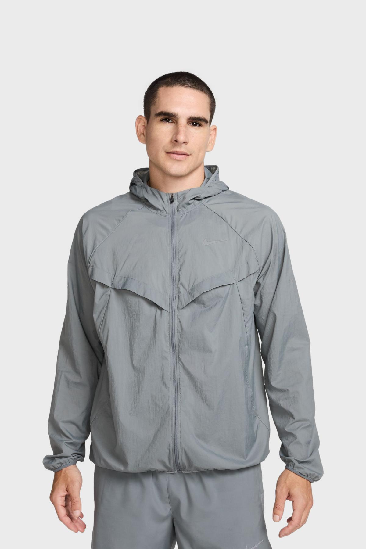 STRIDE Men's water-repellent UV-protective running jacket