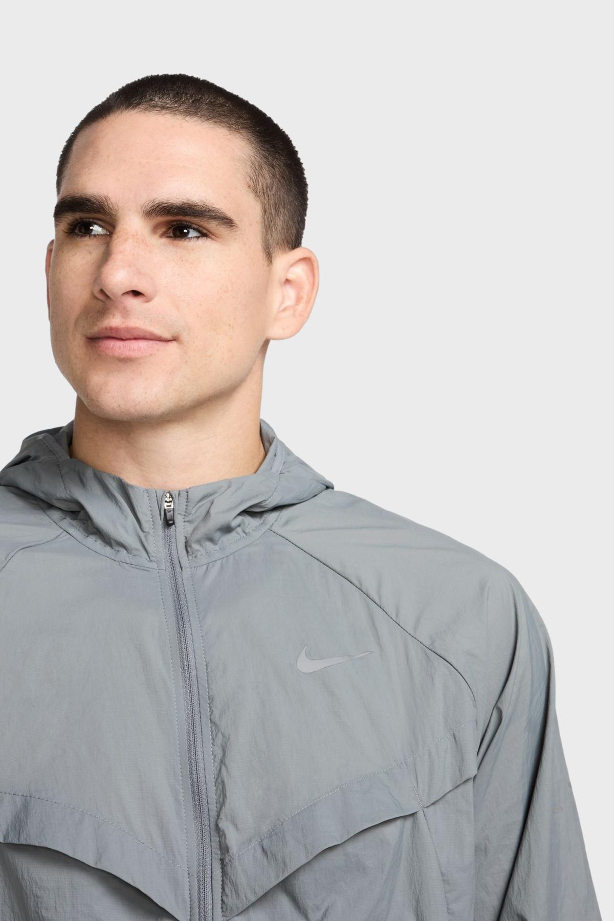 STRIDE Men's water-repellent UV-protective running jacket