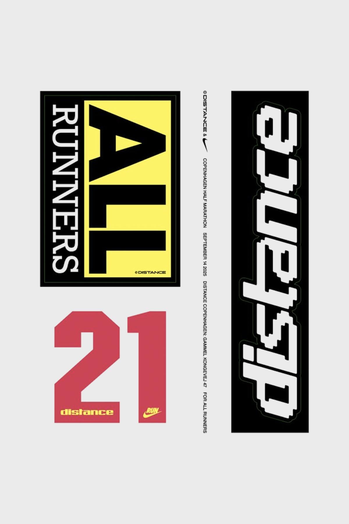 距離 - ナイキ CPH ステッカー