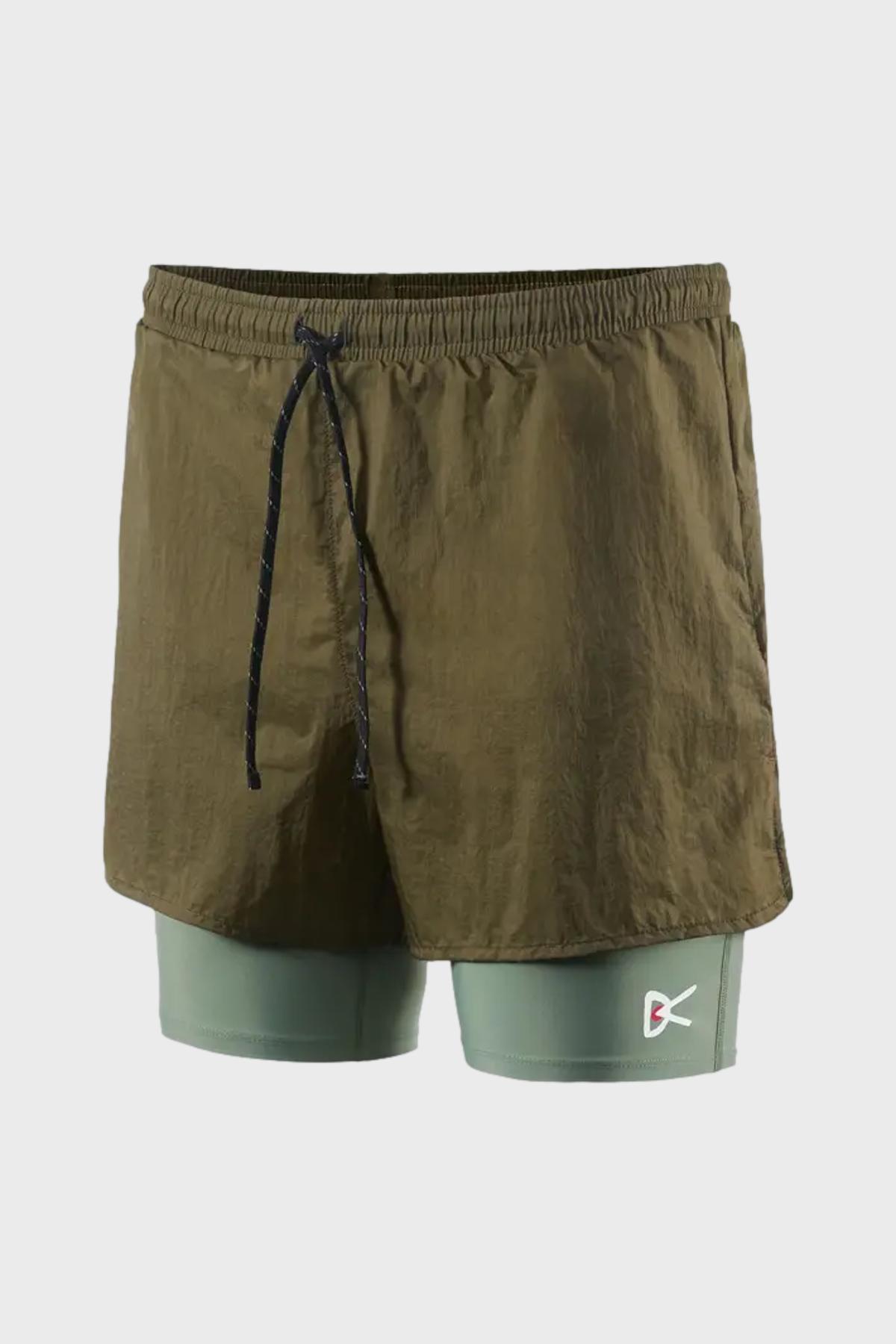 DISTRICT VISION - RIPSTOP LAYERED TRAIL SHORTS