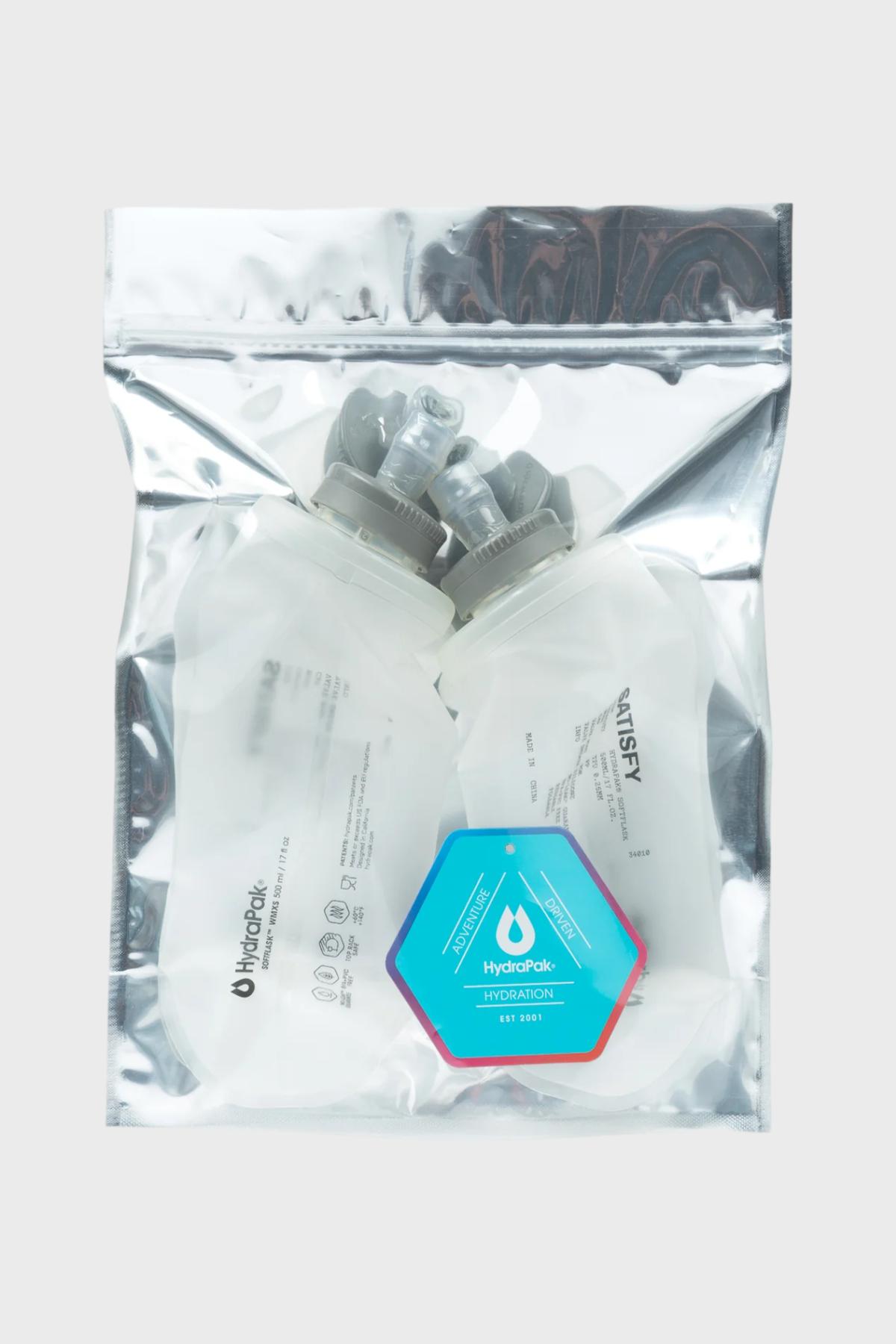 Satisfy - HydraPak® Soft Flask 500ml 2‑Pack