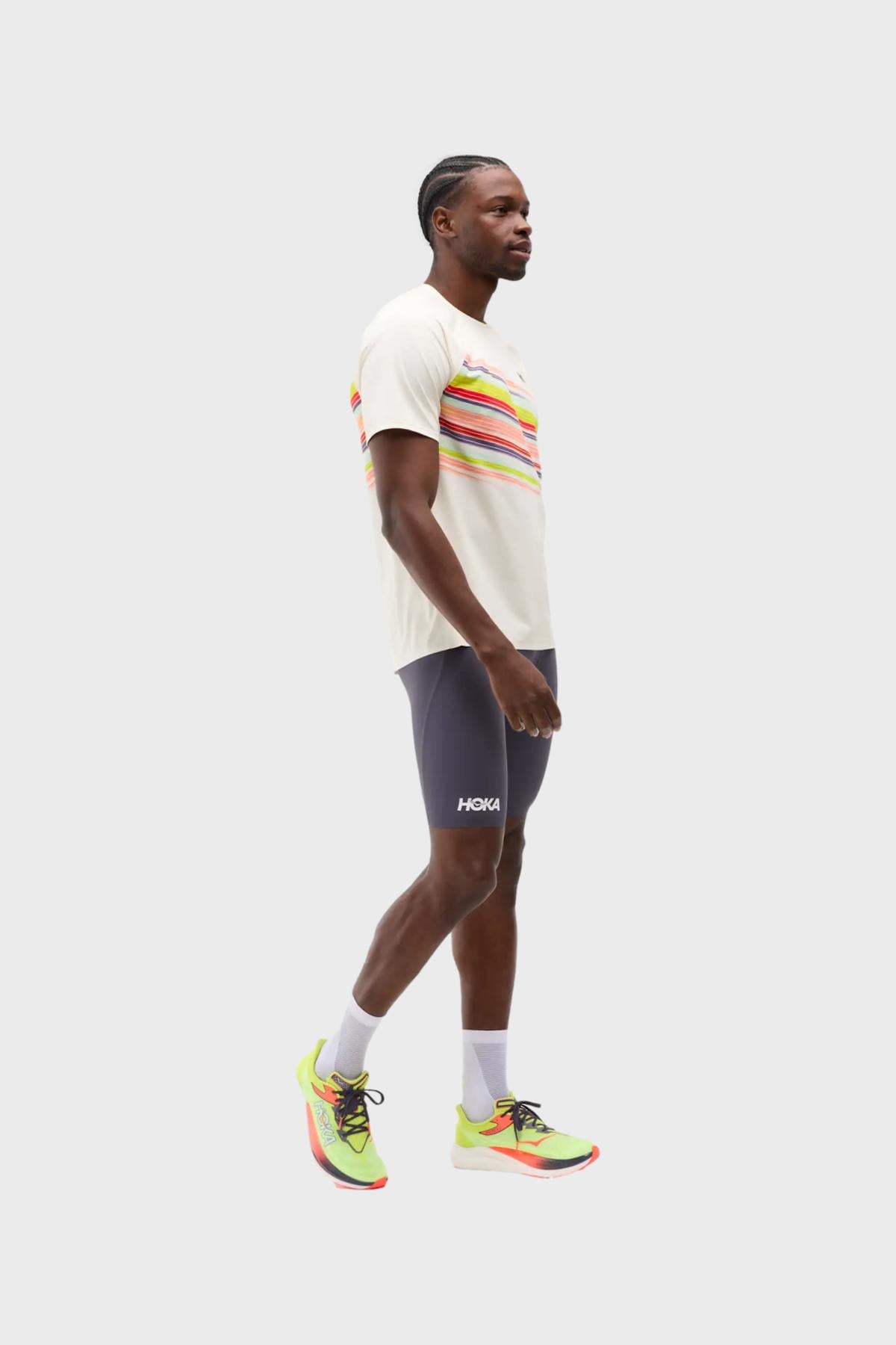 HOKA - レース当日の分割ショートプリント