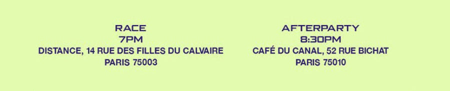 ON x DISTANCE - STAFF & FAMILY RACE T-SHIRT